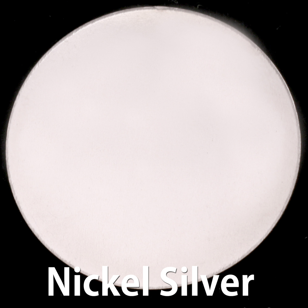 Metal Stamping Blanks Nickel Silver Round, Disc, Circle, 48.5mm (1.91"), 24g
